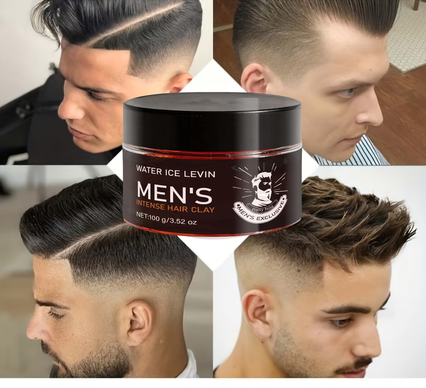 Pomade Hair Clay - Мужская глина для укладки волос с