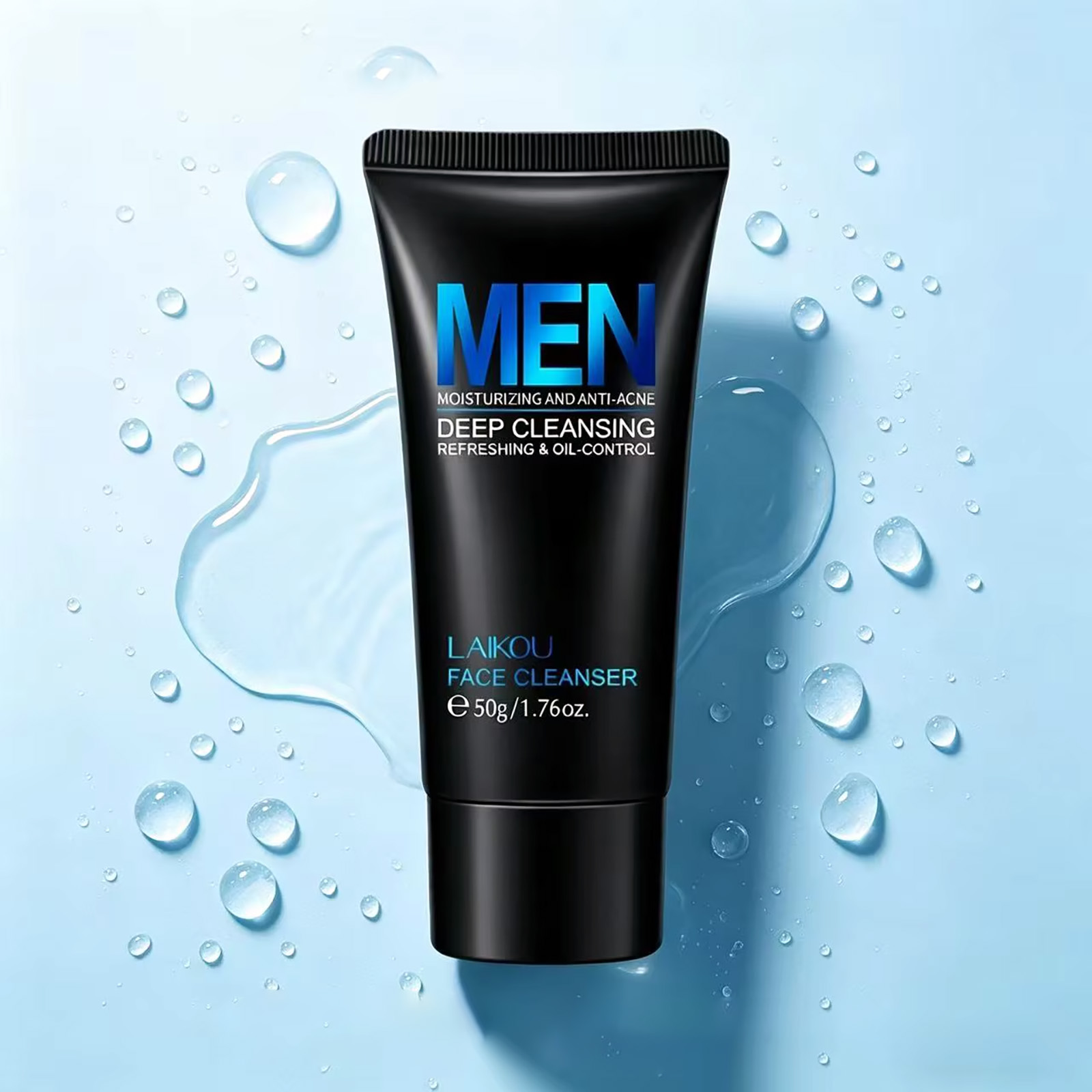 LAIKOU Мужской очищающий гель  – обзор и цена Face Wash Mens